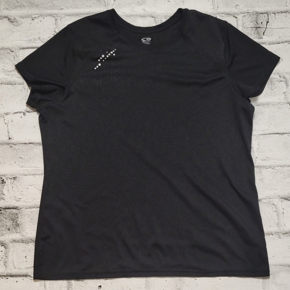 Champion Activewear Duo Dry Black Shirt - Picture 1 of 6